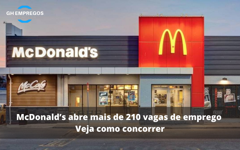 Vagas McDonalds