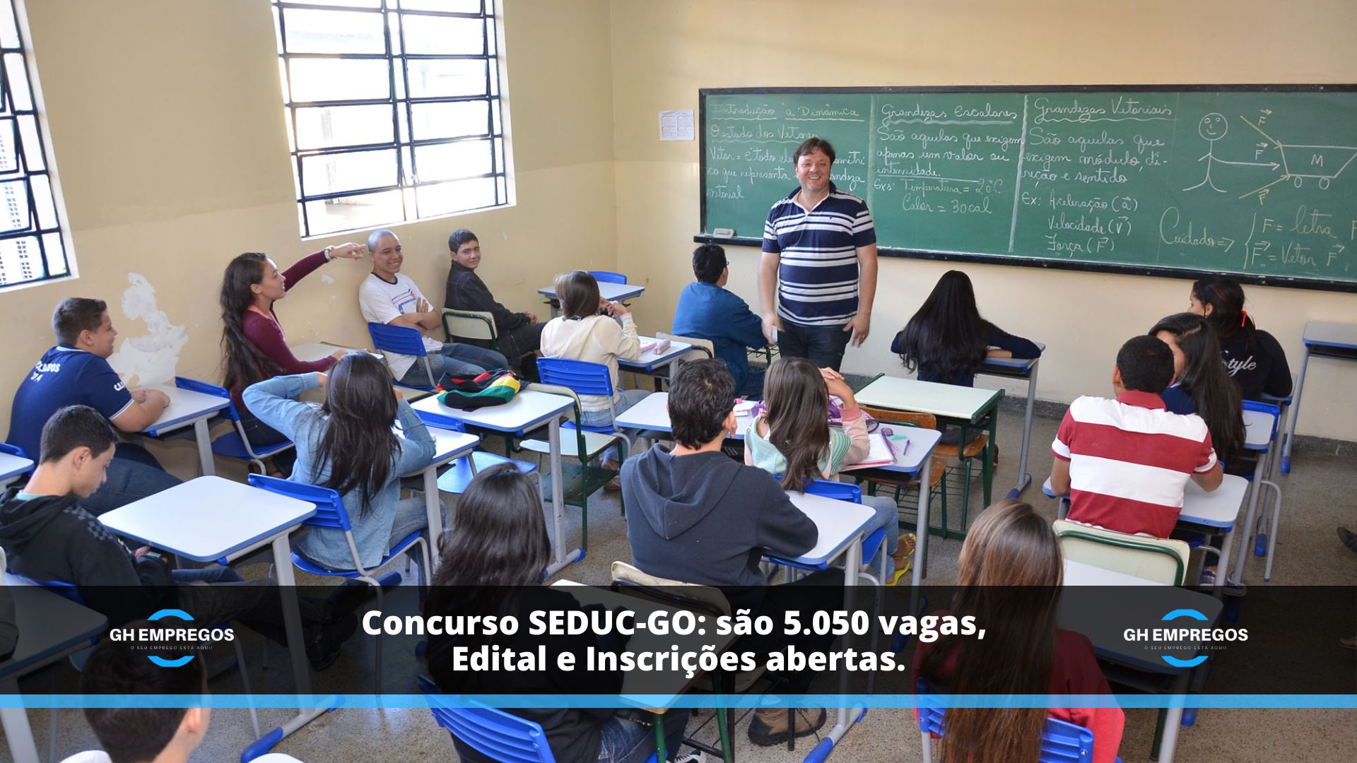 Concurso SEDUC-GO: são 5.050 vagas, Edital e Inscrições abertas.
