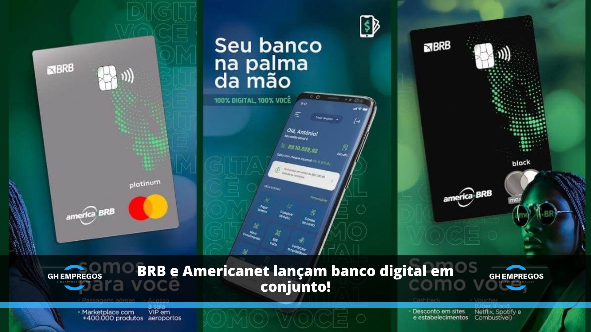 BRB e Americanet lançam banco digital em conjunto!