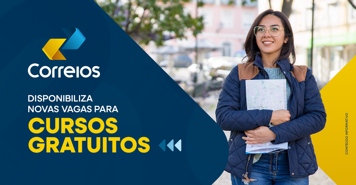 Cursos gratuitos online dos Correios